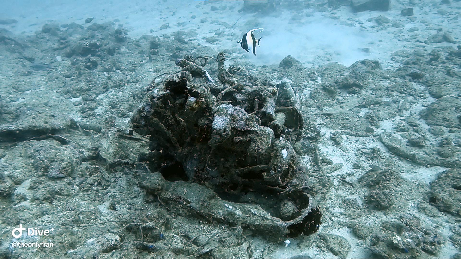 An engine from a Kamikaze plane